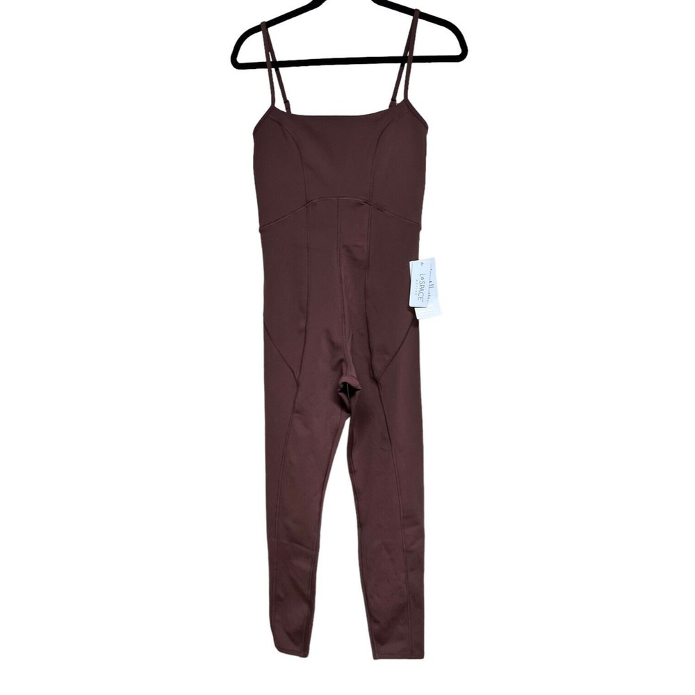 L*Space Go‎ The Distance Jumpsuit Cafe Women’s Size Large
